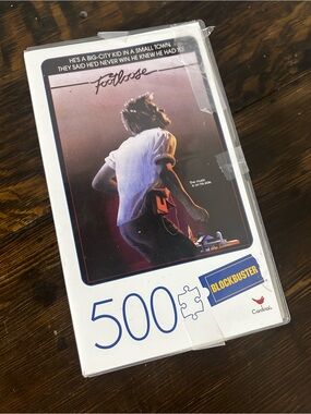 Vintage Blockbuster Footloose 500-Piece Puzzle  by Cardinal in VHS Style Case
